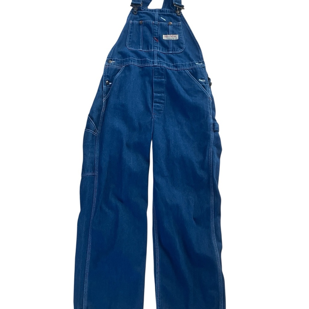 Big Mac Vintage Overalls 34x29 Unisex Classic Blue Overalls